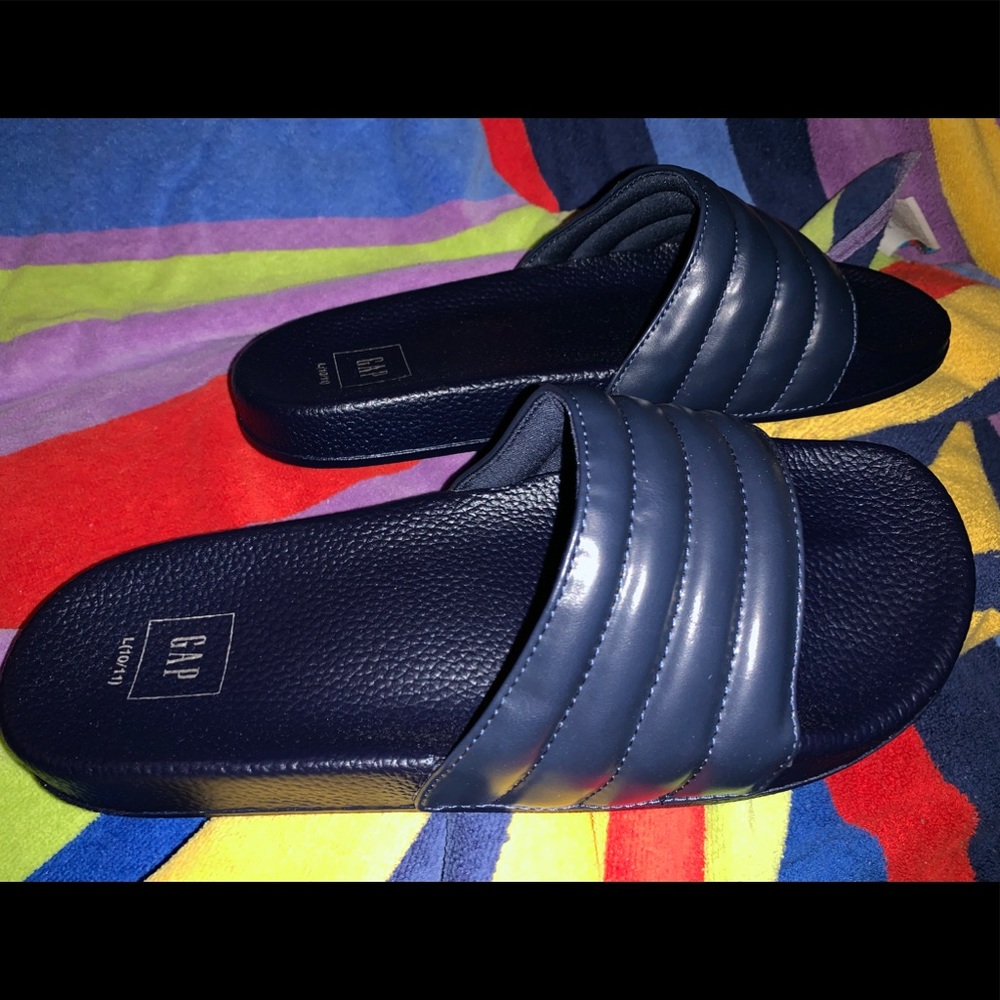 Gap Pool Slides  🏊‍♀️ Men Dark Blue
